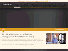 Tablet Screenshot of la-mirabelle-hamburg.de